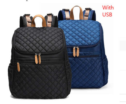 Cotton Waterproof Nylon, Large-capacity Backpack