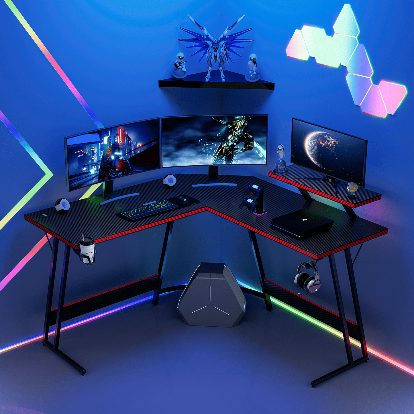 51 Inches Corner Office Desk