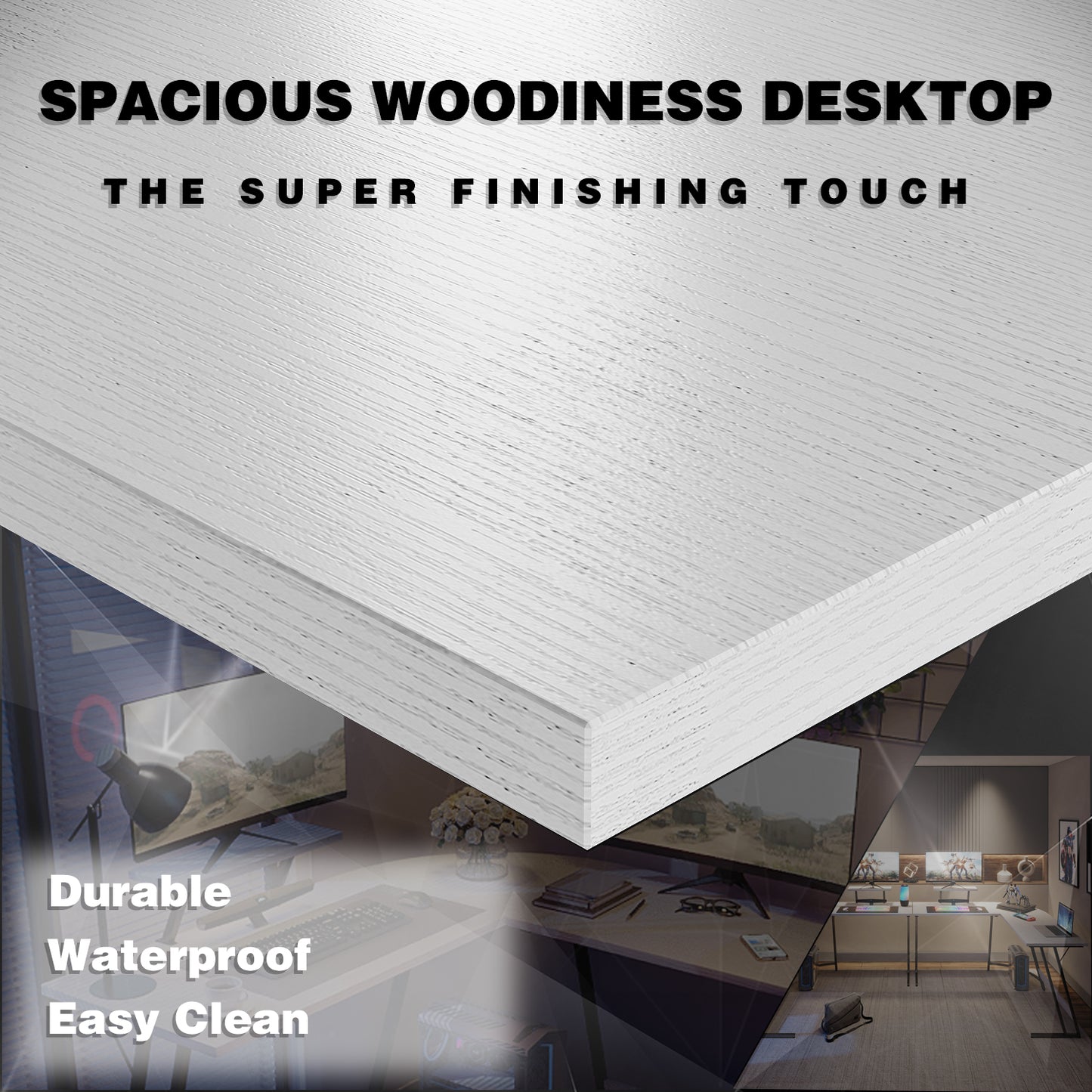 51 Inches Corner Office Desk