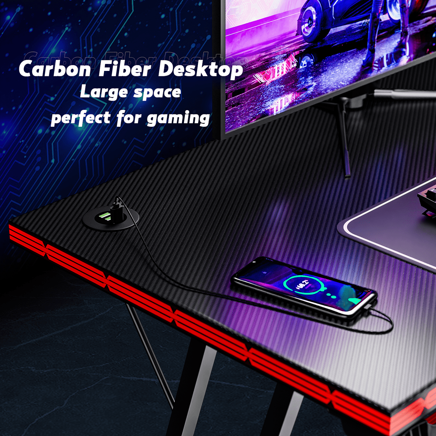51 Inches Corner Office Desk