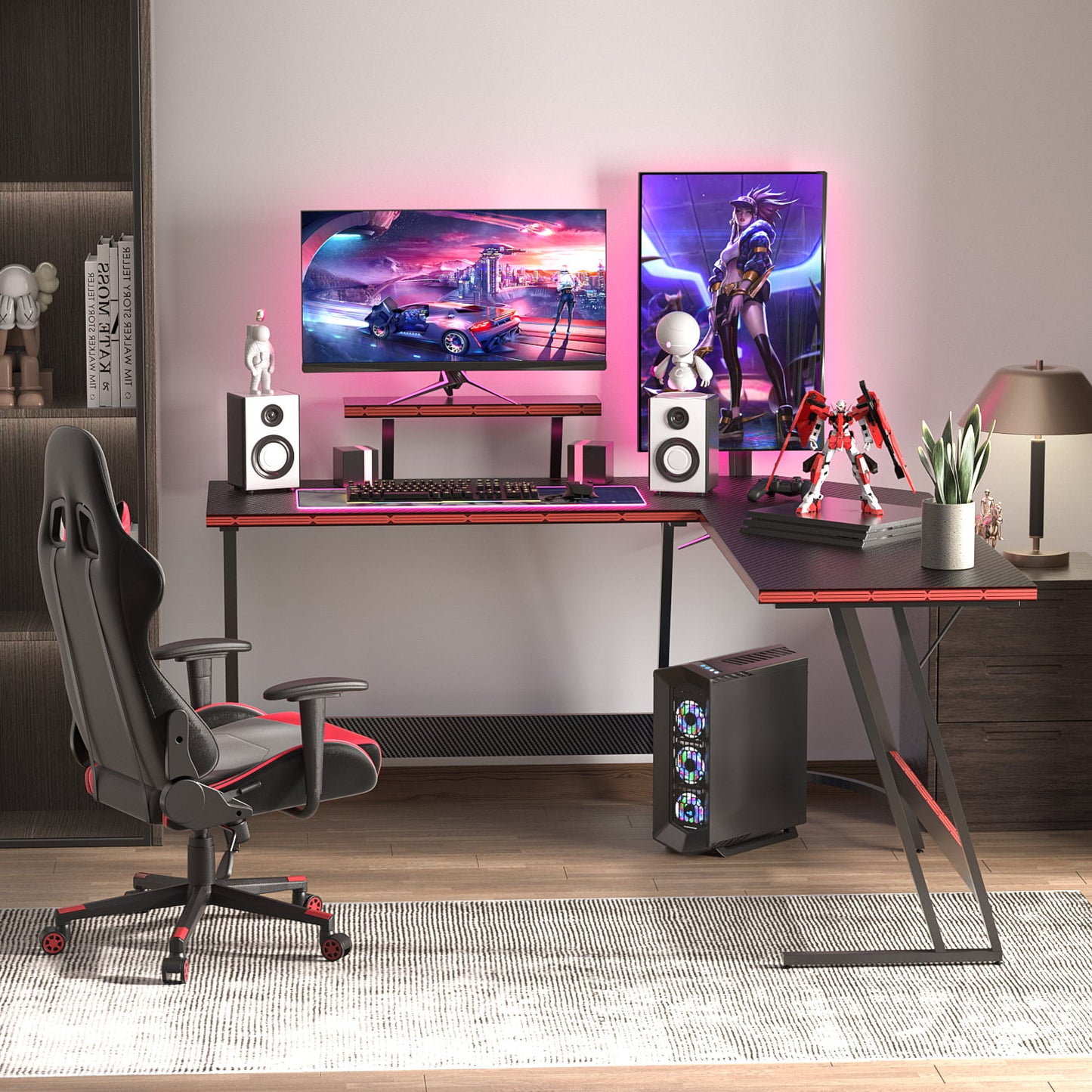 51 Inches Corner Office Desk
