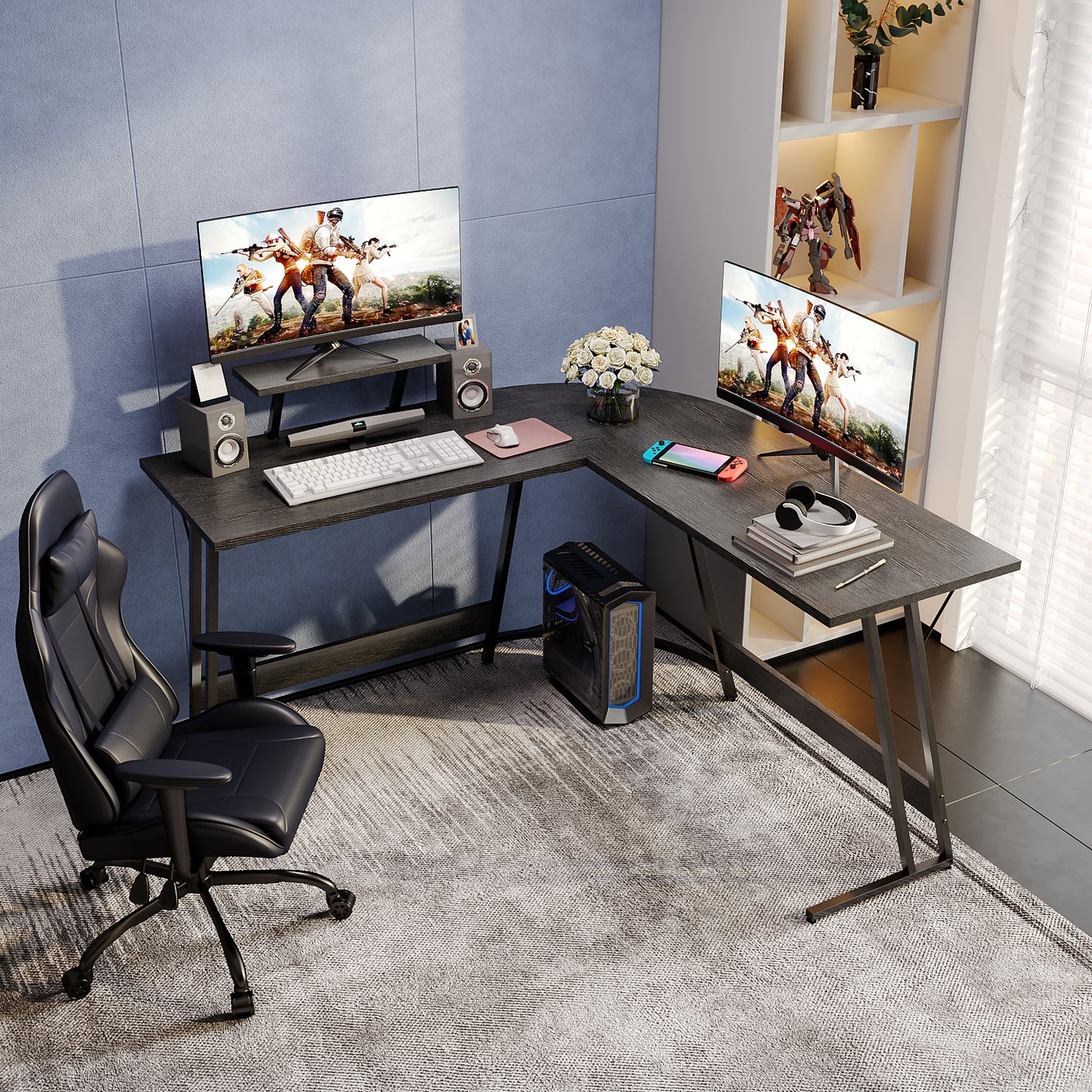 51 Inches Corner Office Desk