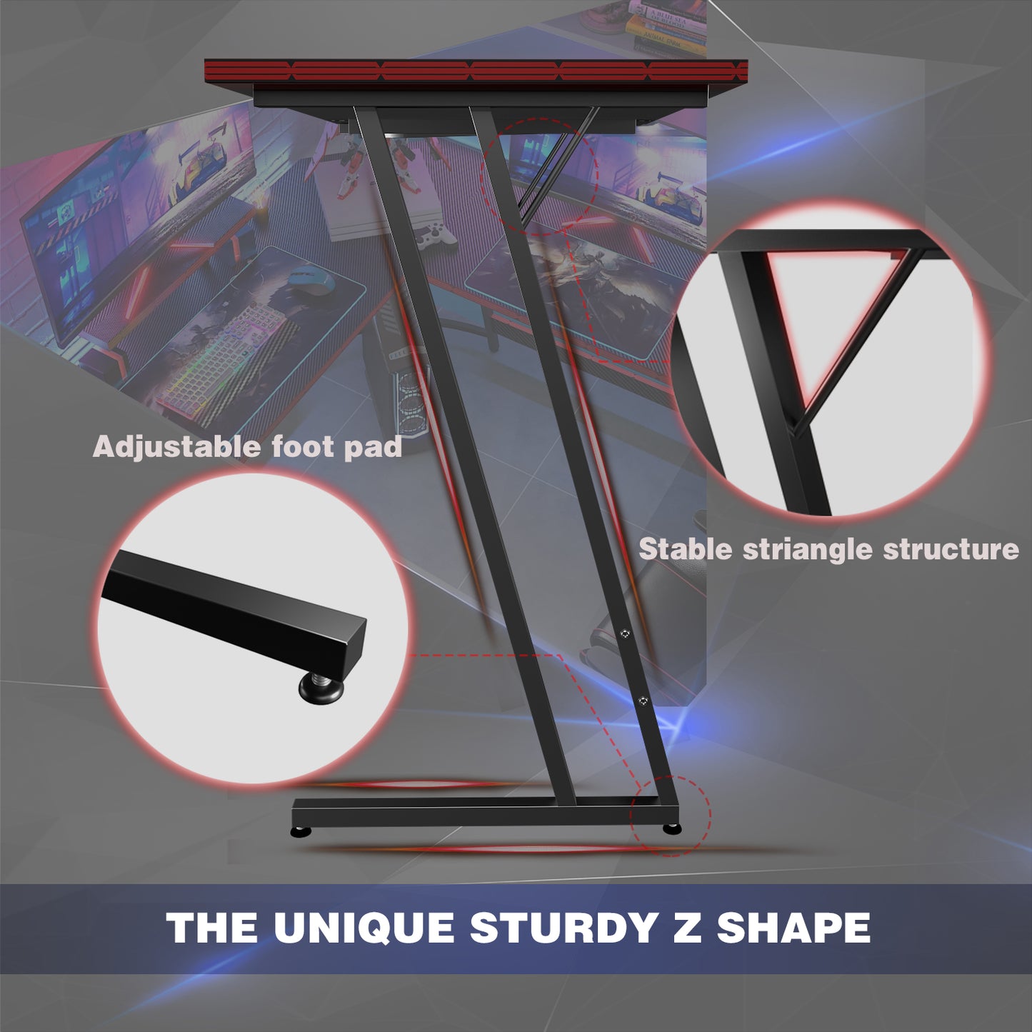 51 Inches Corner Office Desk
